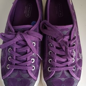 Coach Kalyn Casual Fashion Purple Sneaker 8.5